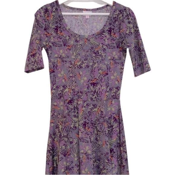Lularoe bird print dress size small - Picture 1 of 6